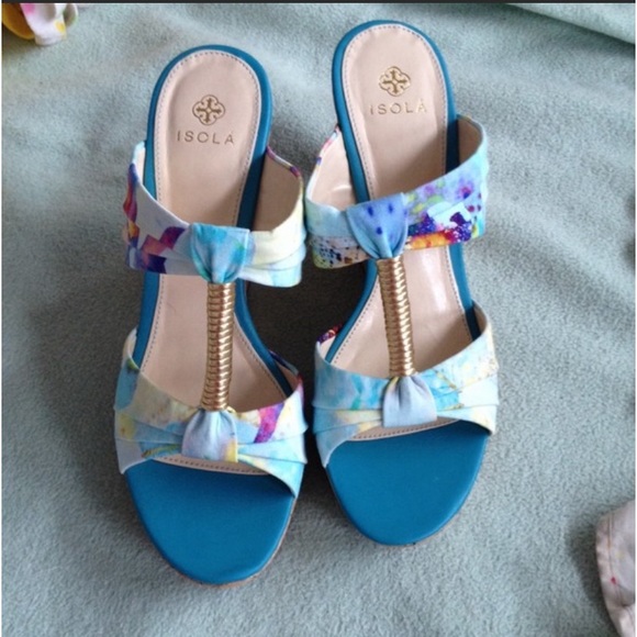 NEW GORGEOUS SANDALS Sz 10 4" HEELS. NEW-ISOLA's ❤️FINAL REDUCTION❤️ COST $110 - Picture 4 of 6